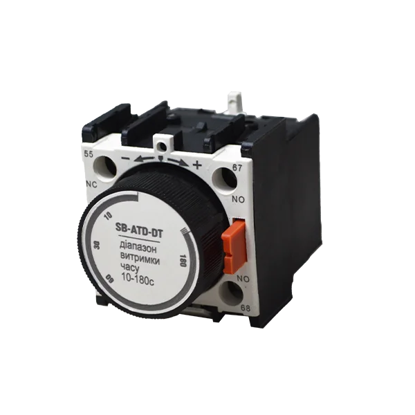 Блок задержки UEC SB-ATD-DT4 10-180 сек 1NO+1NC задержка включения (LA2-SB-ATD-DT4)