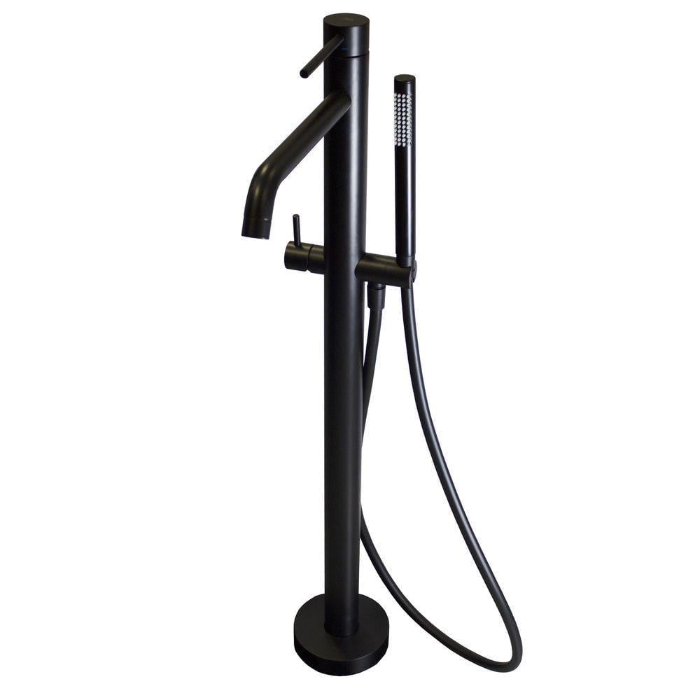 Смеситель для ванны Paffoni Light Черный матовый (LIG032NO)