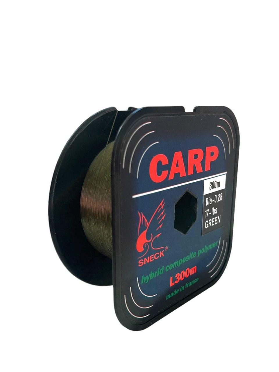 Леска карповая Sneck 0,28 мм 300 м Зеленый (2272850760) - фото 3 Леска карповая Sneck 0,28 мм 300 м Зеленый (2272850760) - фото 3