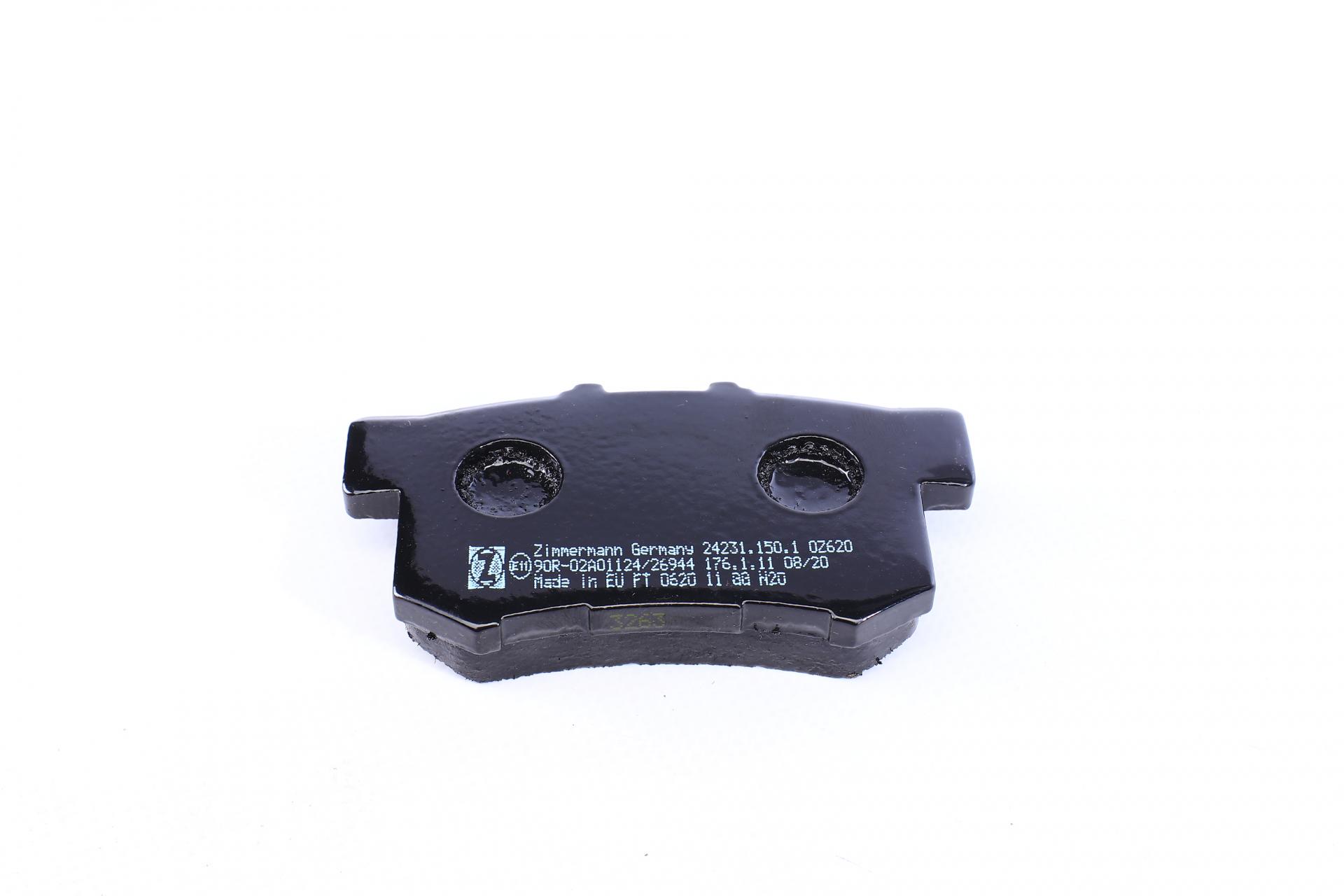 Колодки тормозные задние Honda Accord VIII/CR-V II/FR-V 04-Akebono-24231.150.1 ZIMMERMANN