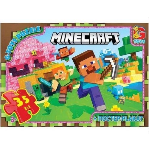Пазлы Minecraft Майнкрафт 35 элементов (3070941399)