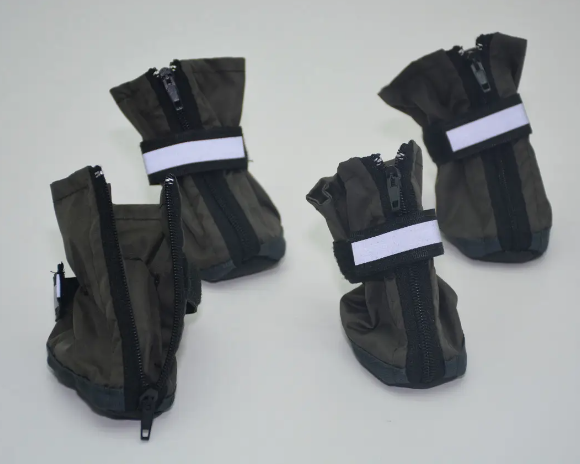 Ботинки для собак на флисе мини 3x4x7,5 см Темно-коричневый (00000007626)