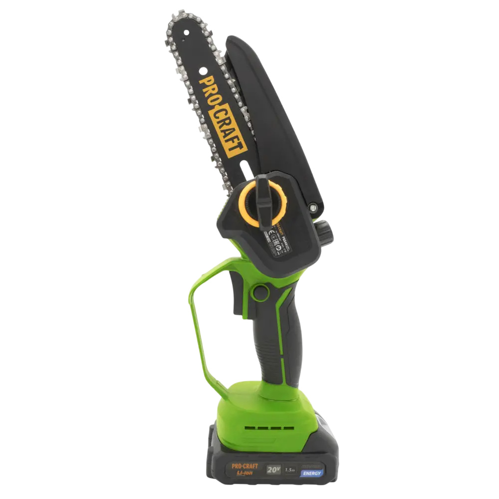 Пила безщіткова акумуляторна ProCraft PKA44 з 1 акумулятором та зарядним пристроєм з додатковим ланцюгом