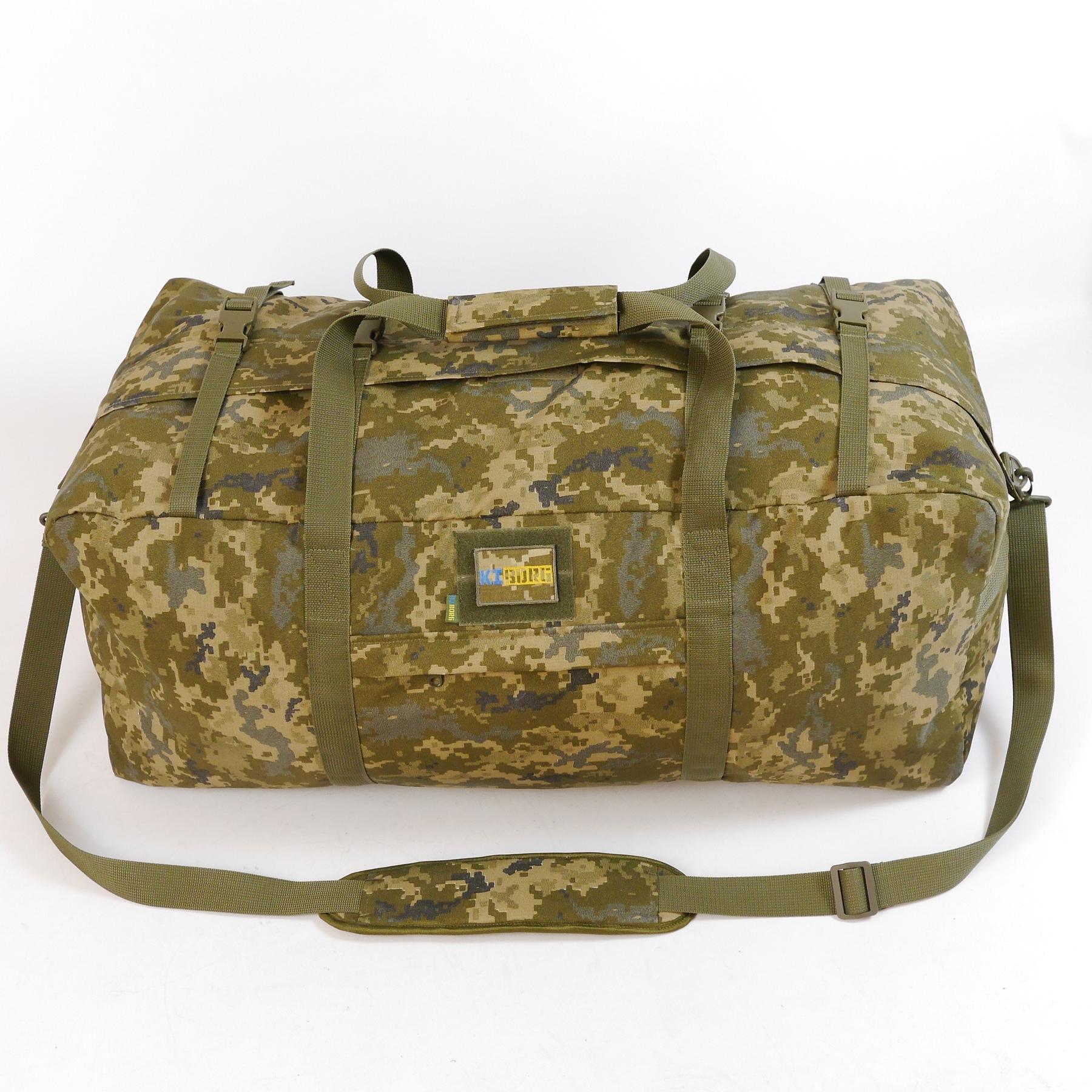 Сумка военная Kiborg BAG водоотталкивающая 130 л Пиксель B - фото 2