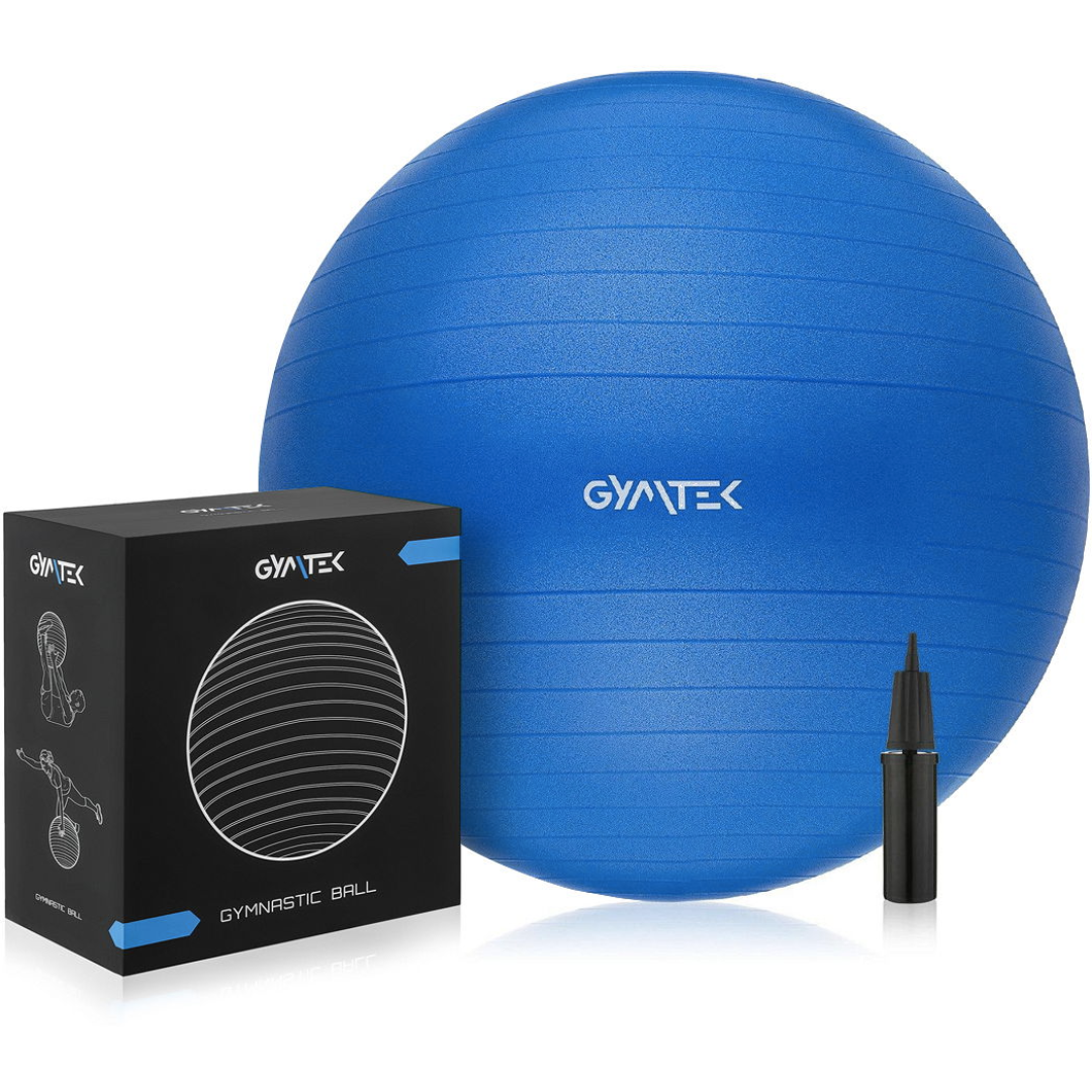 Фитбол Gymtek 65 см с насосом Синий