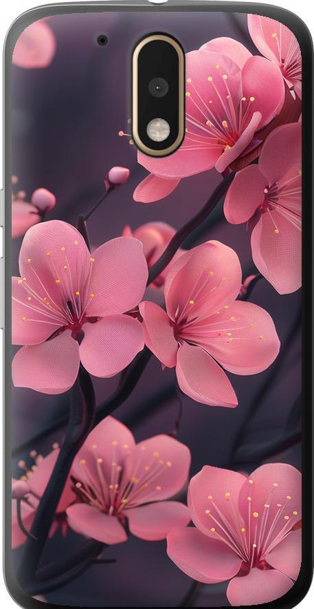 Чехол на Motorola MOTO G4 PLUS Пурпурная сакура (6075t-953-42517) Чехол на Motorola MOTO G4 PLUS Пурпурная сакура (6075t-953-42517)