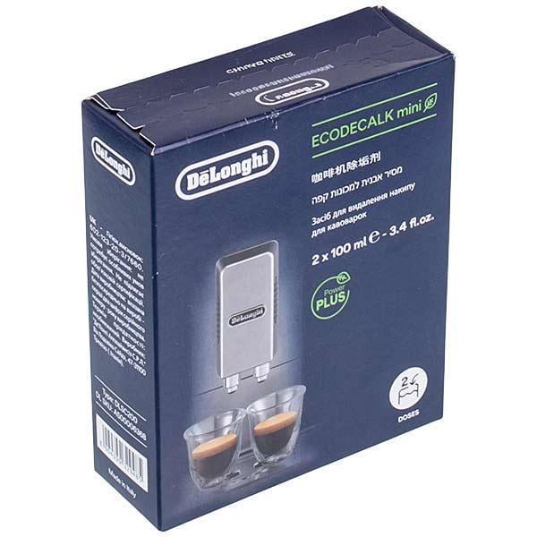 Средство от накипи для кофемашины DeLonghi AS00006368 DLSC200 EcoDecalk 2 шт. по 100 мл (00000040066)