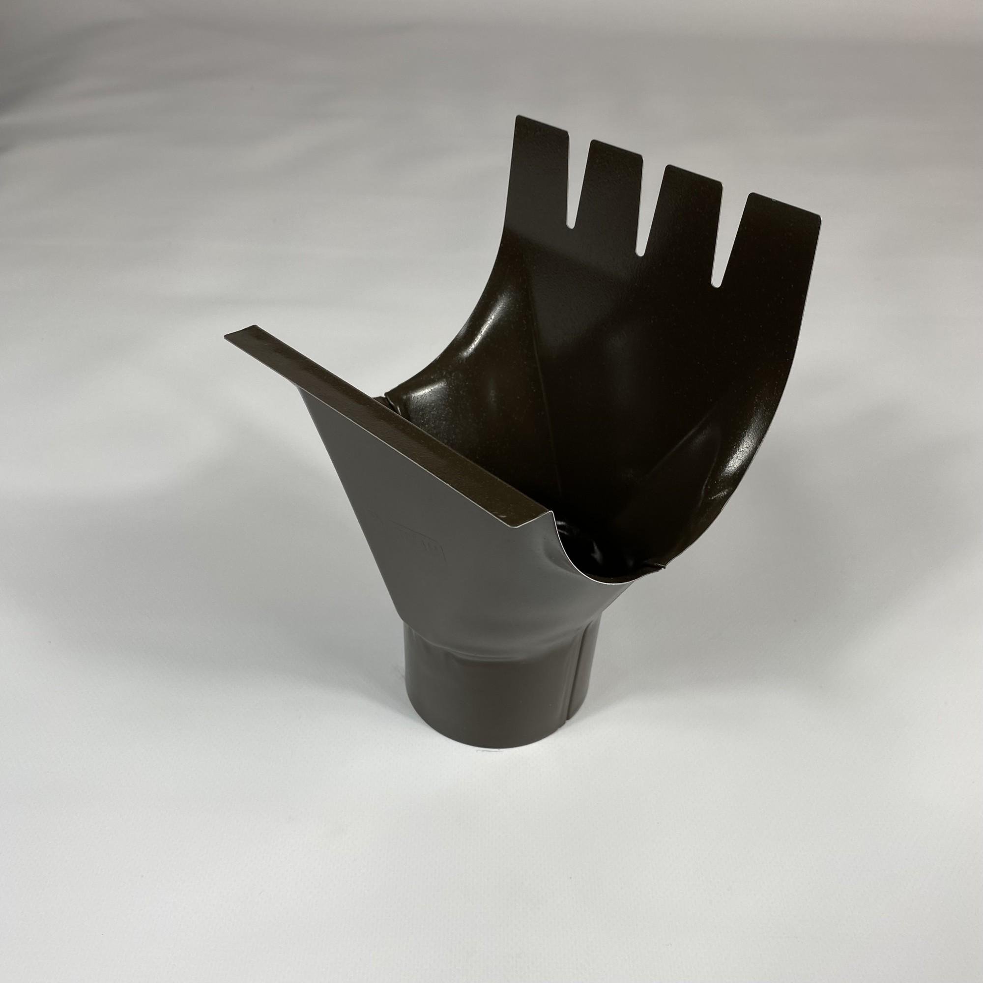 Лейка Stream RAL 8019 125 мм Серо-коричневый (000123) - фото 2 Лейка Stream RAL 8019 125 мм Серо-коричневый (000123) - фото 2