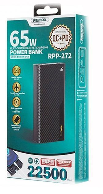 Повербанк REMAX RPP-272 Hunyo II PD 65W 22500 mAh Черный - фото 2