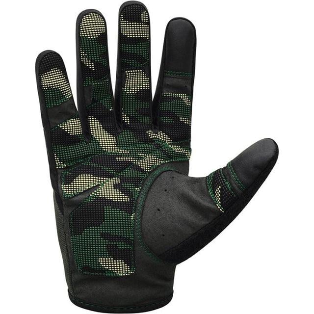 Рукавички для фітнесу RDX T2 Touch Screen Friendly Full Fingerf Army M Green - фото 2