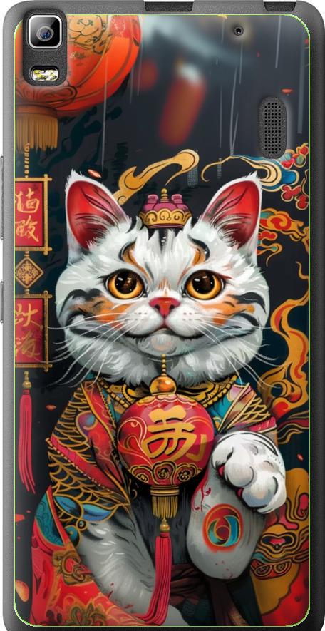 Чехол на Lenovo K3 Note K50-T5 China Cat v2 (6135t-141-42517)