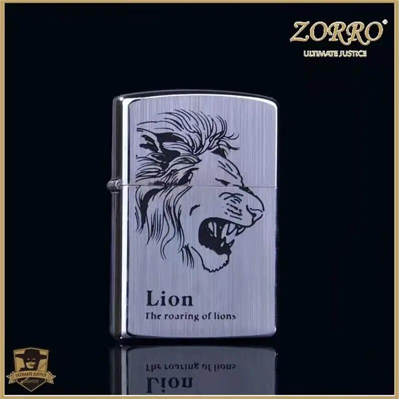 Запальничка Zorro Lion Сріблястий (ch00013) - фото 4