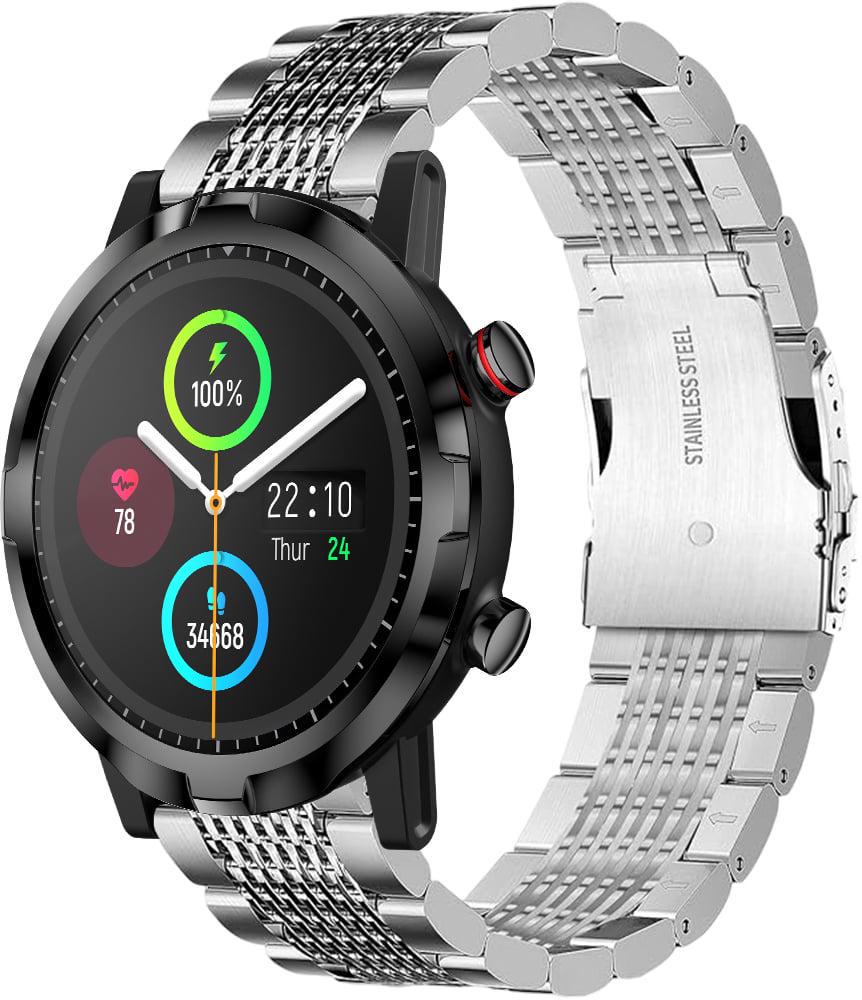 Ремінець металевий Gripix для Haylou Smart Watch RT LS05S Silver (42067-59)