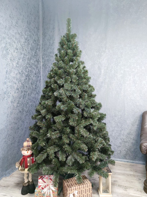 Штучна ялинка Казка з ПВХ з підставкою 2,20 м Зелений (NYT15232) - фото 3