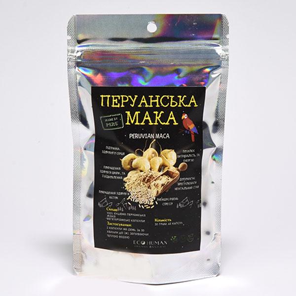 Мака Ecohumann Peruvian MACA 60 капс. (000024548)