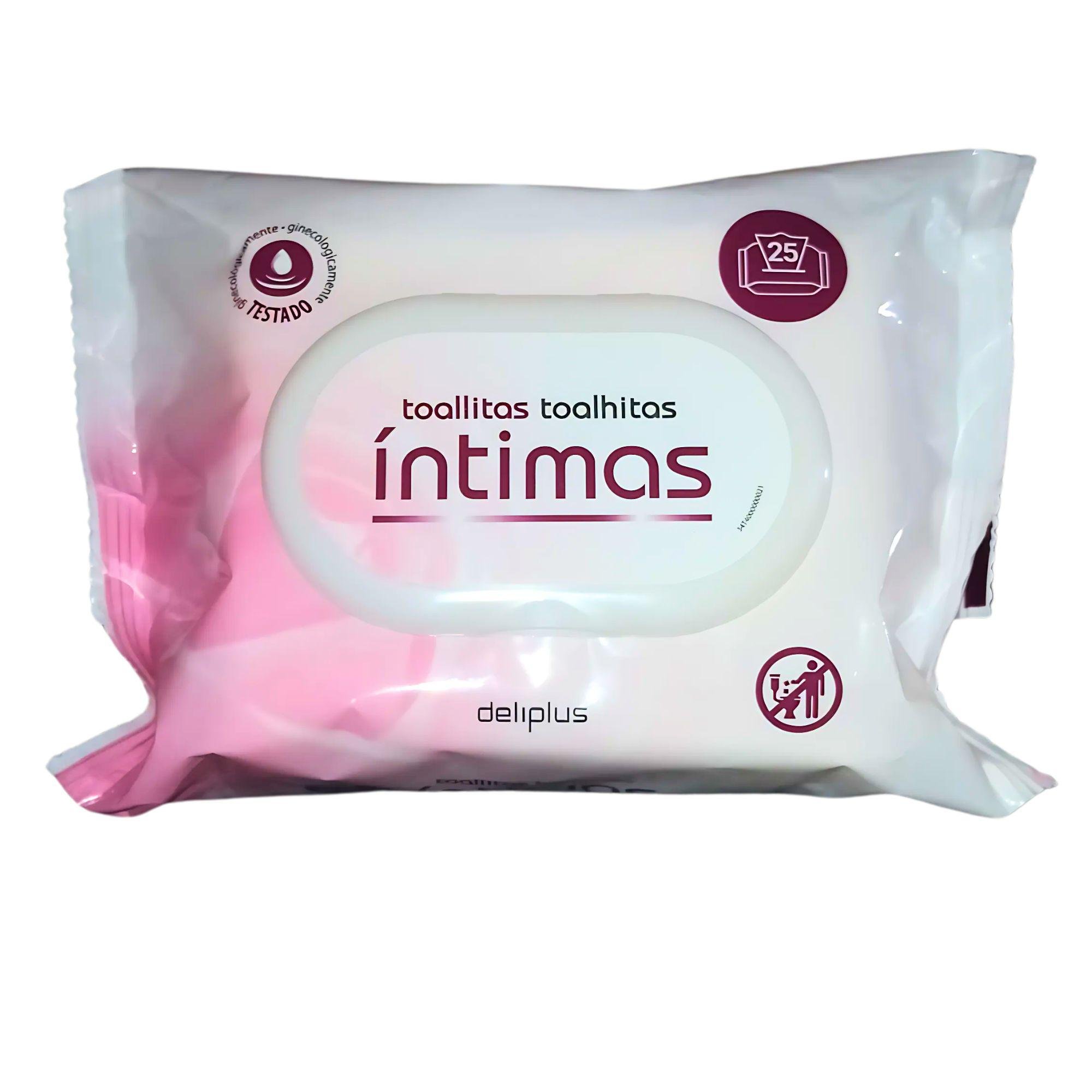 Вологі серветки для інтимної гігієни Deliplus INTIMAS із алое соком