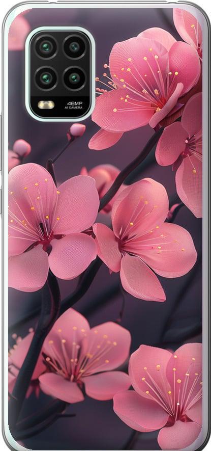Чехол на Xiaomi Mi 10 Lite Пурпурная сакура (6075u-1924-42517)