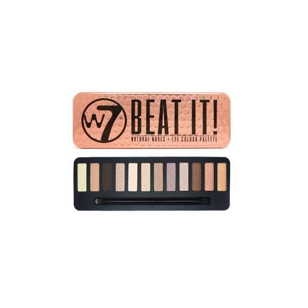 Тени для век W7 Beat It Eye Colour Palette палетка 12 цветов 15 г Light/Pink and Copper (382668)