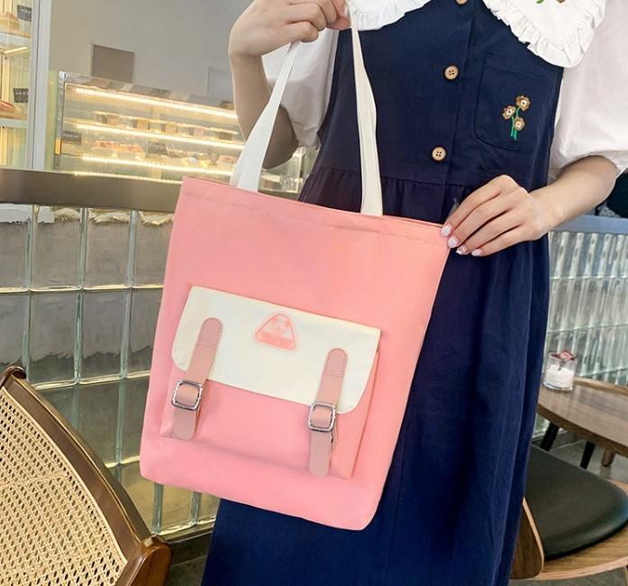 Рюкзак шкільний для дівчинки Good 5в1 шоппер/пенал/сумочка/гаманець Рожево-білий (DR017870) - фото 6