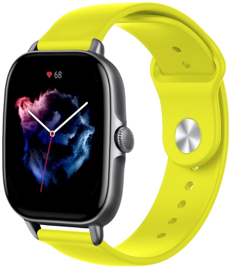 Браслет Base для Amazfit GTS 3 Yellow (25320) - фото 1 Браслет Base для Amazfit GTS 3 Yellow (25320) - фото 1