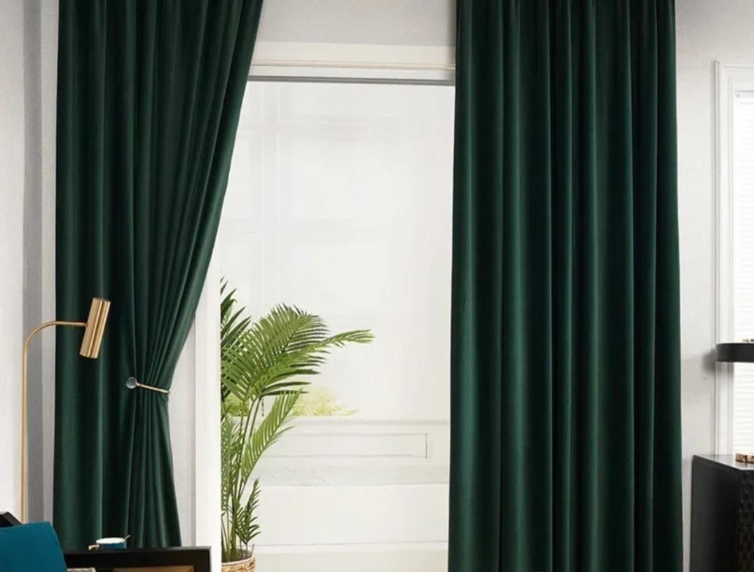 Штора блекаут Люкс 300х220 см Зелений - фото 2 Штора блекаут Люкс 300х220 см Зелений - фото 2