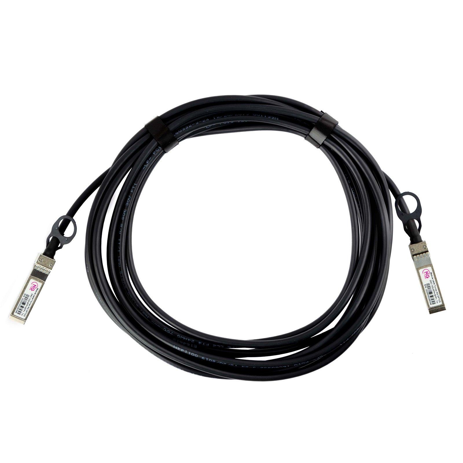 Кабель NG OPTICS Twinax DAC-10G-SFP+/SFP+ 7 м Черный (22132546) - фото 2