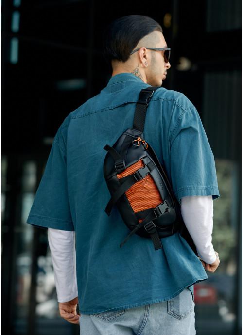 Бананка мужская Sambag водостойкая с ключицницей Черный (28523961) - фото 8 Бананка мужская Sambag водостойкая с ключицницей Черный (28523961) - фото 8