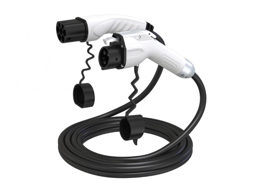 Кабель зарядки Feyree Type2 to Type1 3,5KW 16A 5 м (00-00021994)