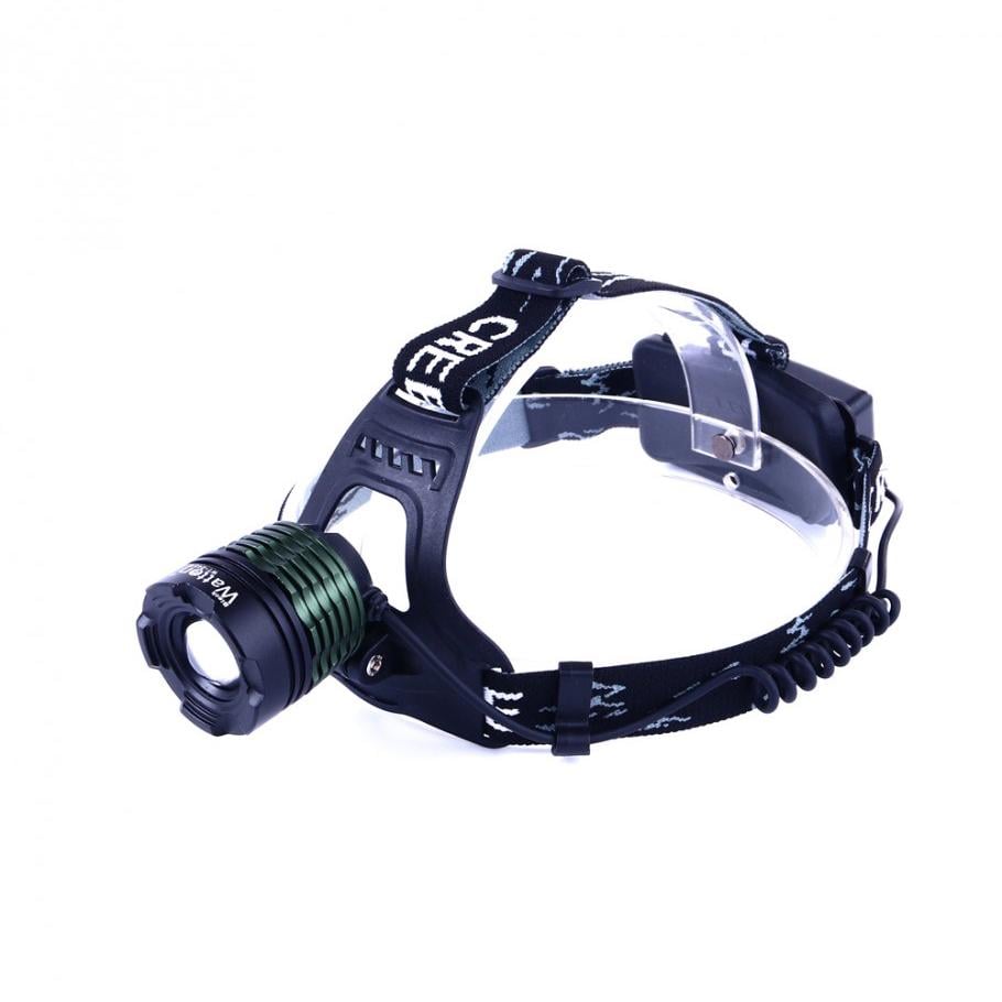 Ліхтар налобний перезаряджуваний Watton WT-243 із зумом на 200-300 м USB TX6 800 Lm