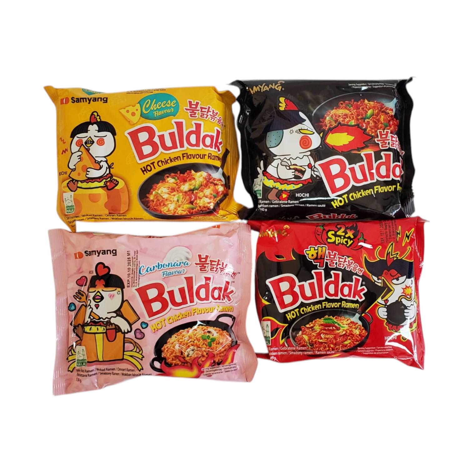 Набор лапша рамен Samyang Buldak Mix1 550 г 4 вкуса (MIXB001)