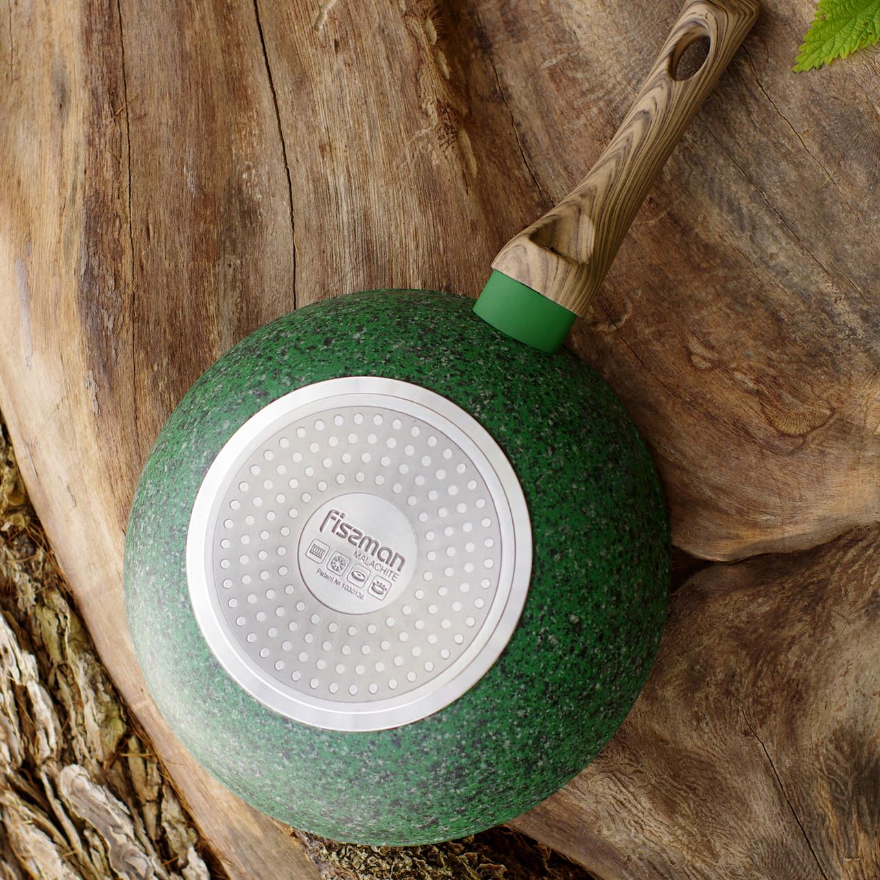Сковорода без кришки Fissman Malachite 28 см (14311) - фото 7 Сковорода без кришки Fissman Malachite 28 см (14311) - фото 7