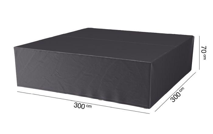 Чехол PLATINUM AeroCover для садовых комплектов 300X300Xh70 см Серый (7935) - фото 13 Чехол PLATINUM AeroCover для садовых комплектов 300X300Xh70 см Серый (7935) - фото 13