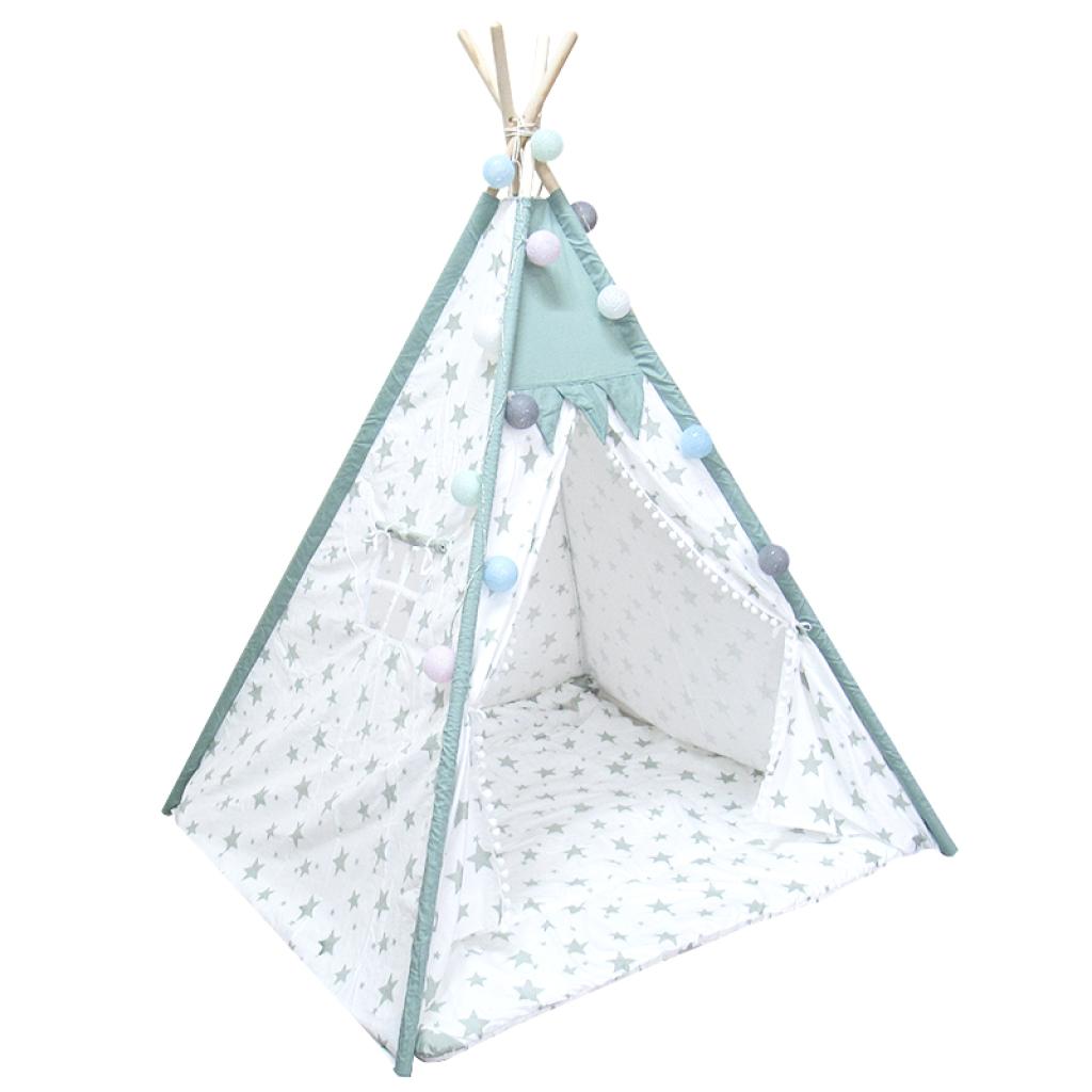 Вігвам дитячий Littledove RT-14 Mint Stars (1378072)