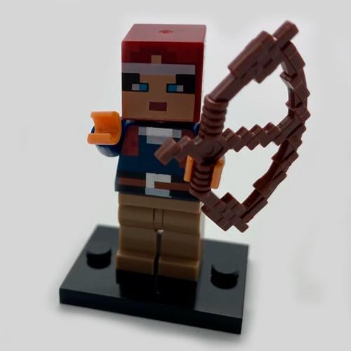 Конструктор фигурка iBlock Лучник Archer Minecraft 5 см