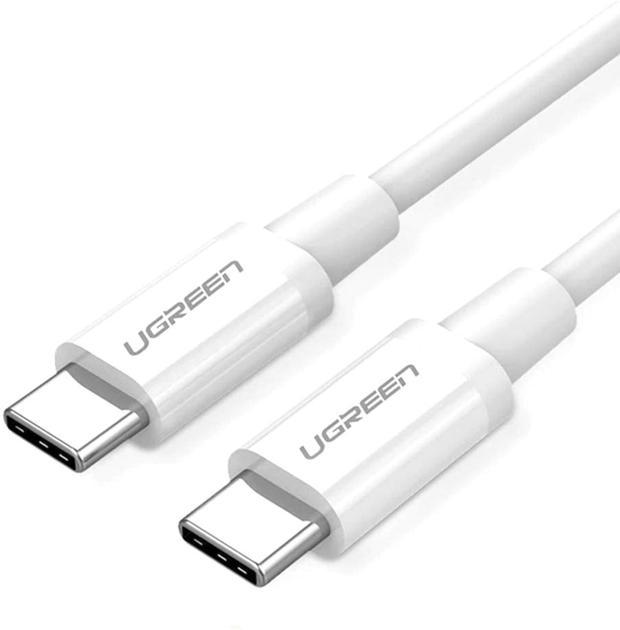 Кабель UGREEN US264 USB Type-C to USB Type-C 60W ABS Cover 3A 1,5 м White (60519)