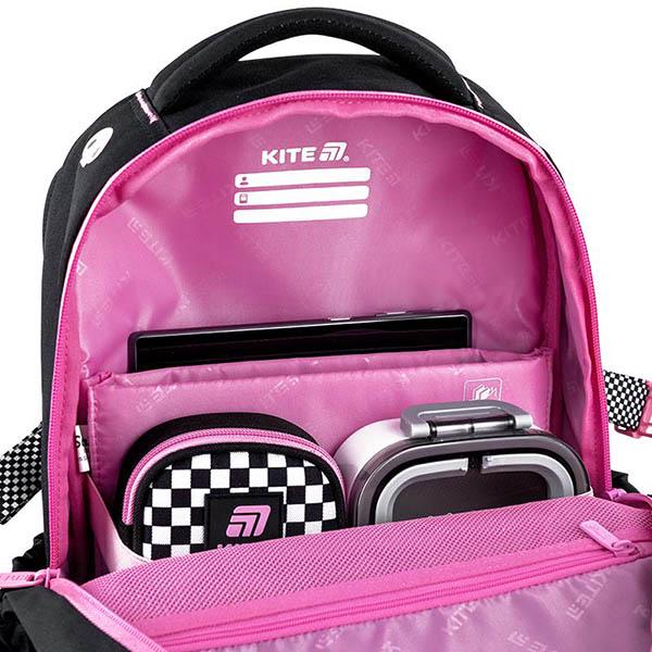 Рюкзак школьный KITE Kuromi 39х28х13,5 см Черный (ЦБ-00035086) - фото 3