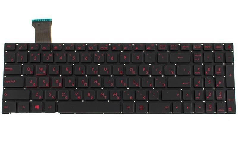 Клавиатура для ноутбука Asus GL552VL Черный (166795) Клавиатура для ноутбука Asus GL552VL Черный (166795)