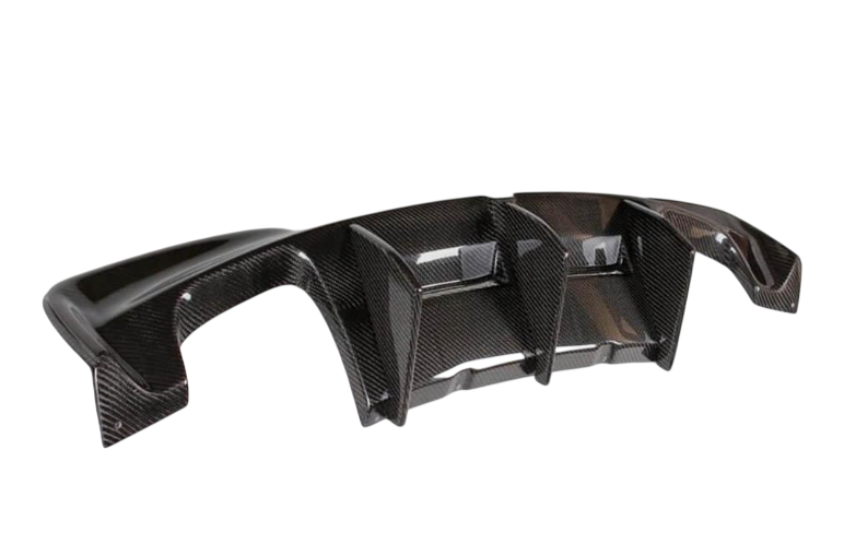 Диффузор заднего бампера DDCarbon для 1M E82 для BMW 1 серия E81/82/87/88 2004-2011 гг. натуральный карбон (136875)