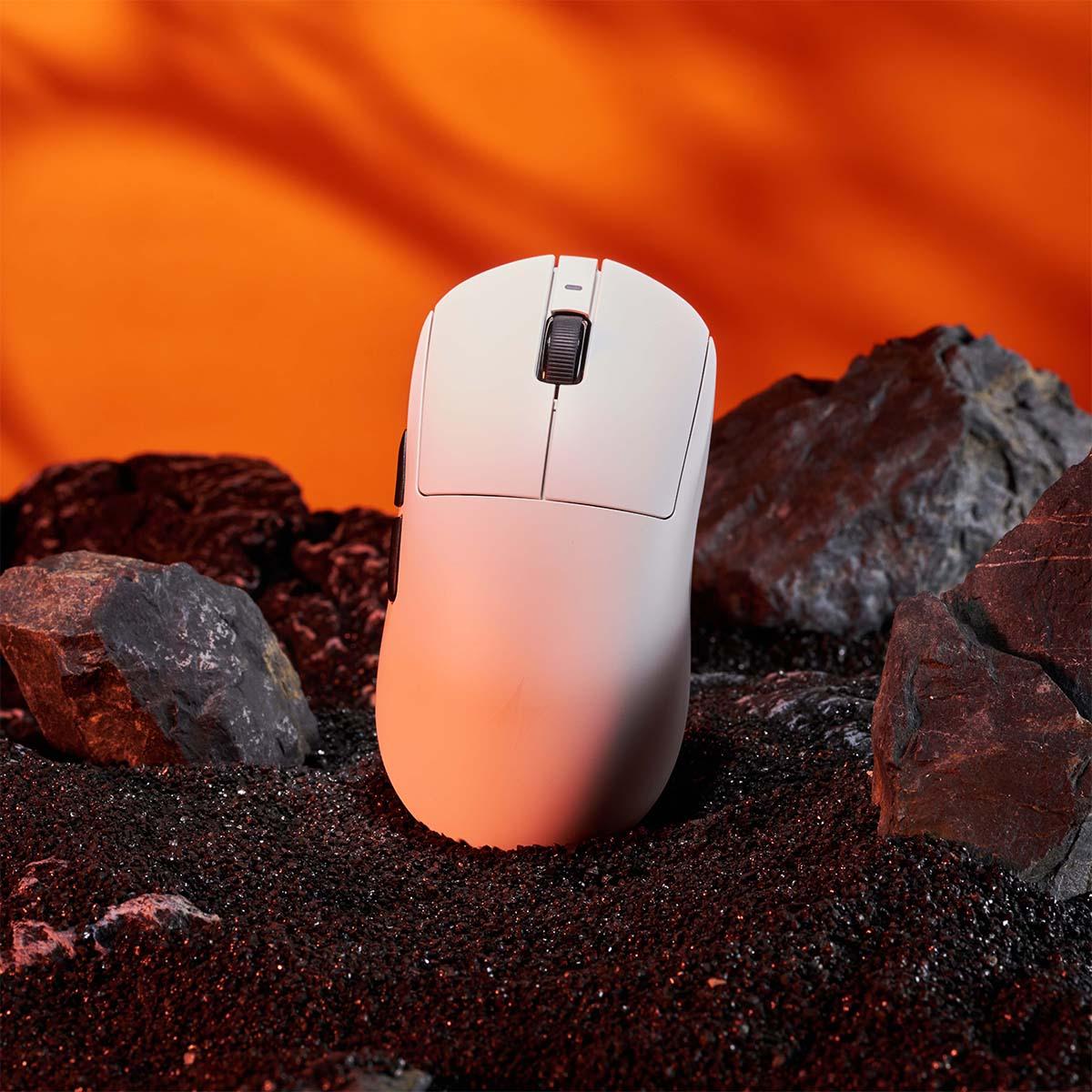 Мышка игровая беспроводная ATK A9 Plus Dragonfly 30000 DPI 3в1 Bluetooth/USB C White - фото 2 Мышка игровая беспроводная ATK A9 Plus Dragonfly 30000 DPI 3в1 Bluetooth/USB C White - фото 2