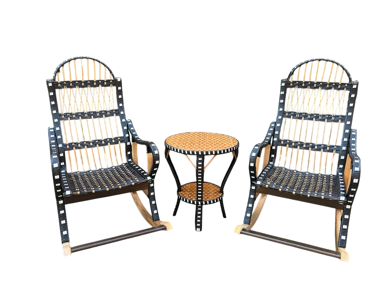 Набор кресел качалок с журнальным столом Сімейний Затишок