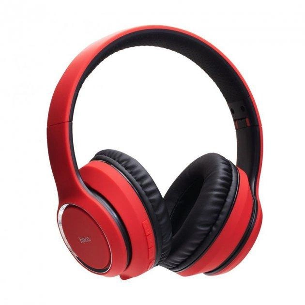 Наушники беспроводные HOCO W28 Cat Ear Wireless Headphones Bluetooth Red (000120)