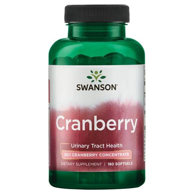 Клюква Swanson Cranberry 20:1 Concentrate 180 Softgels