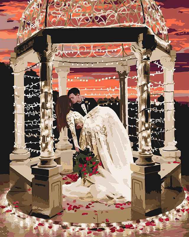 Картина по номерам Ідейка В плену любви 40х50 см (KHO4532)