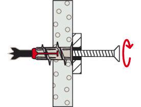 Дюбель FISCHER Duoblade S с шурупом для гипсокартона (545676) - фото 9
