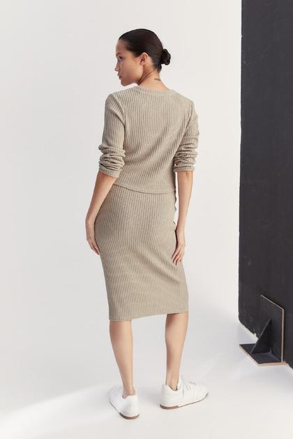 Кофта H&M 1210010П M Бежевый (1111109409784) - фото 2