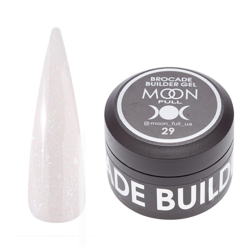 Гель для наращивания с поталью Moon Full Brocade Builder Gel №29 30 мл