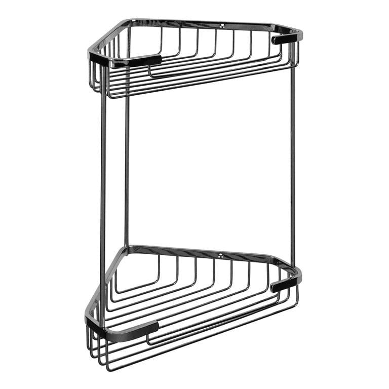 Полиця кутова для ванної Bisk NIAGARA нержавіюча сталь Хром (00048)