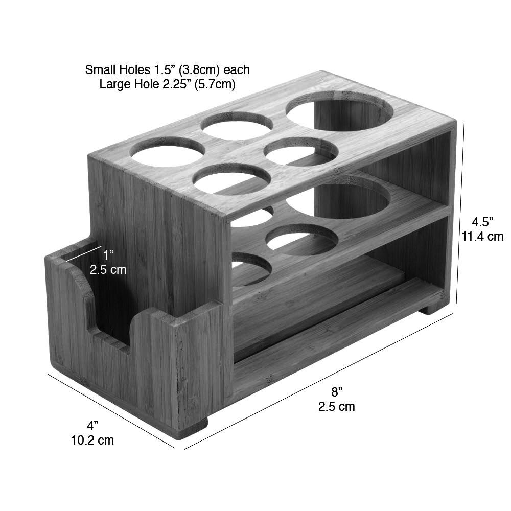 Органайзер для зубных щеток из дерева Маракеш Венге (ОЗЩ-000112) - фото 6