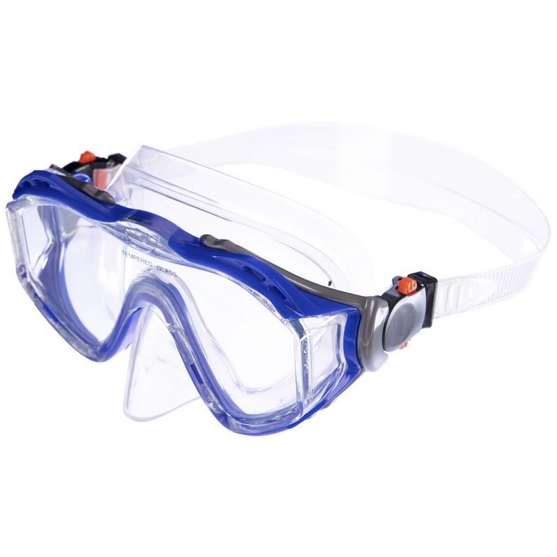 Набор для плавания маска с трубкой Zelart M309-SN132-SIL Синий/Черный/Оранжевый (NA003658) - фото 2 Набор для плавания маска с трубкой Zelart M309-SN132-SIL Синий/Черный/Оранжевый (NA003658) - фото 2