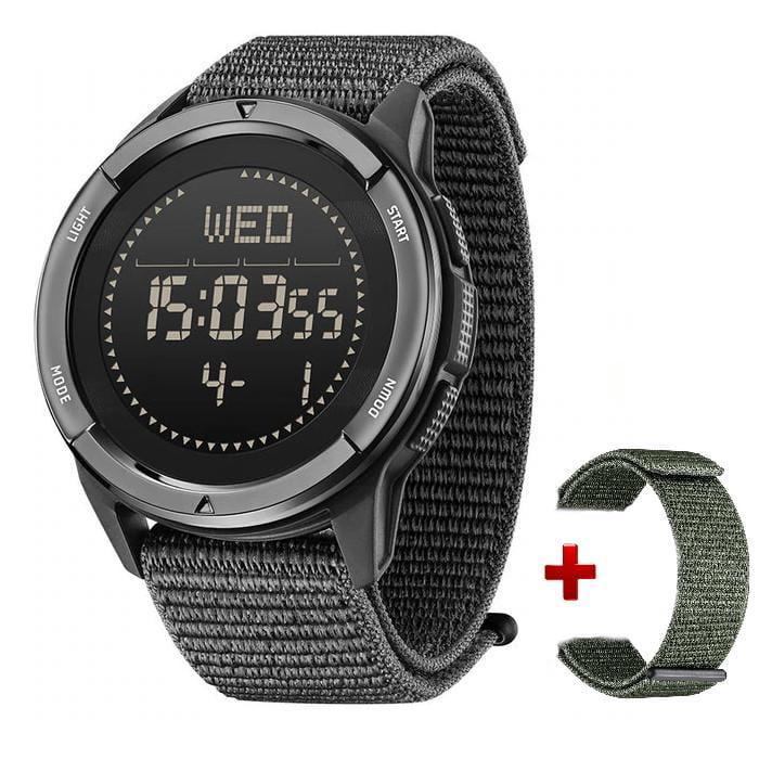 Часы наручные North Edge Alps Black с компасом 2 ремешка (2435837537)